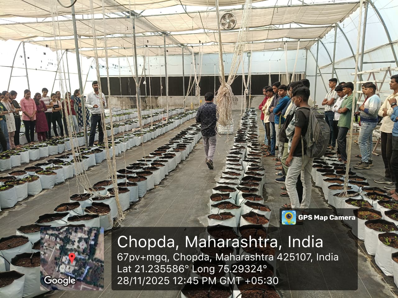 A One-Day Workshop on “Academic Knowledge and Hydroponic Skill Development” was successfully conducted on 28/11/2025 at Smt. Sharadchandrika Suresh Patil College of Pharmacy, Chopda, under the IQAC Ce